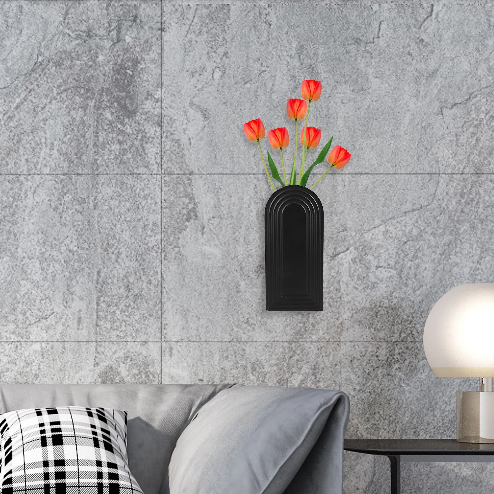 

2pcs Wooden Wall Vase Natural Wood Mount For Indoor Plants Propagation Station Wall Hanging Planter Decorative Flower Vase Home