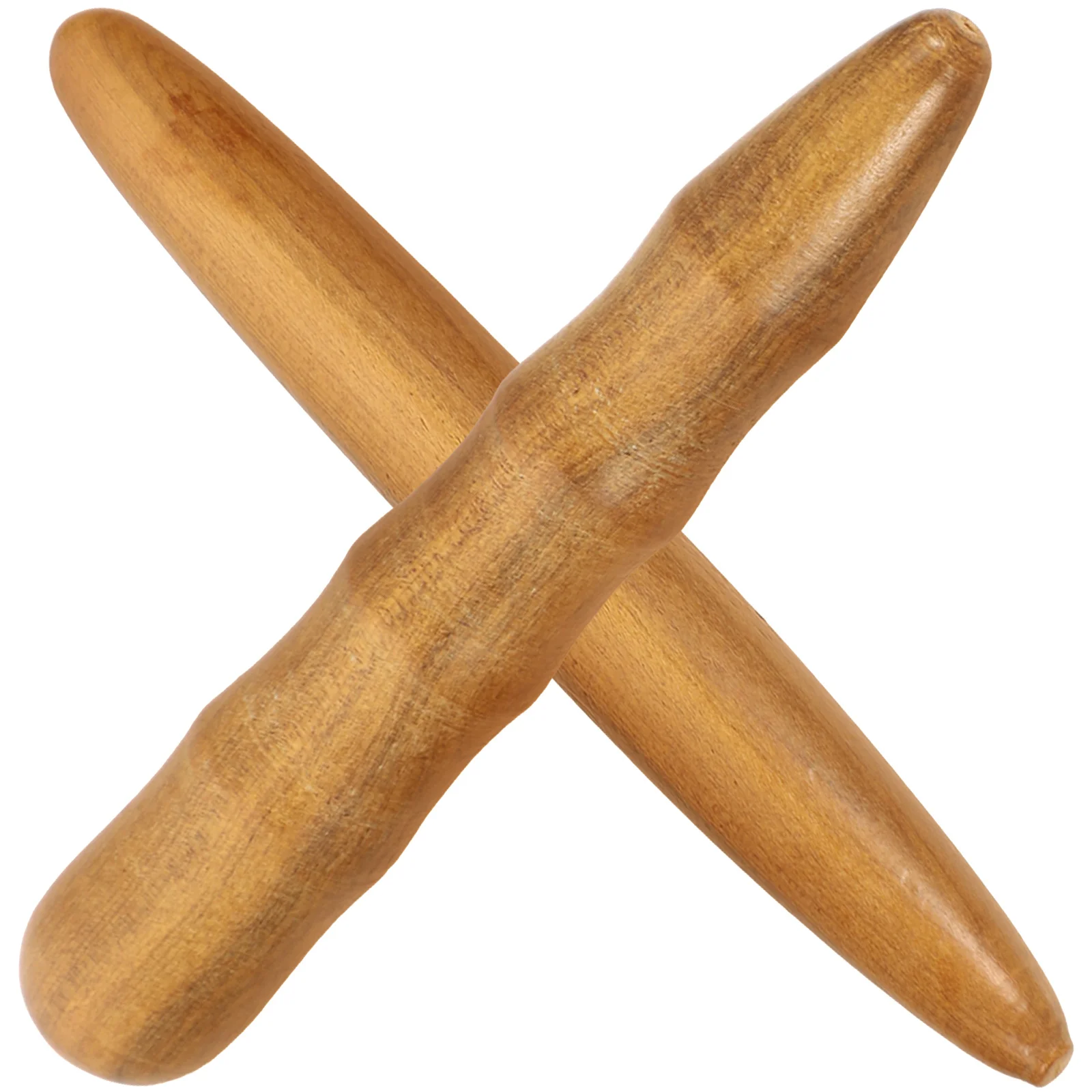 

2pcs Smooth Massage Tool Wood Stick Massage Wooden Tools Foot Back Body Massager Therapy Roller For Home Use Wooden Tools