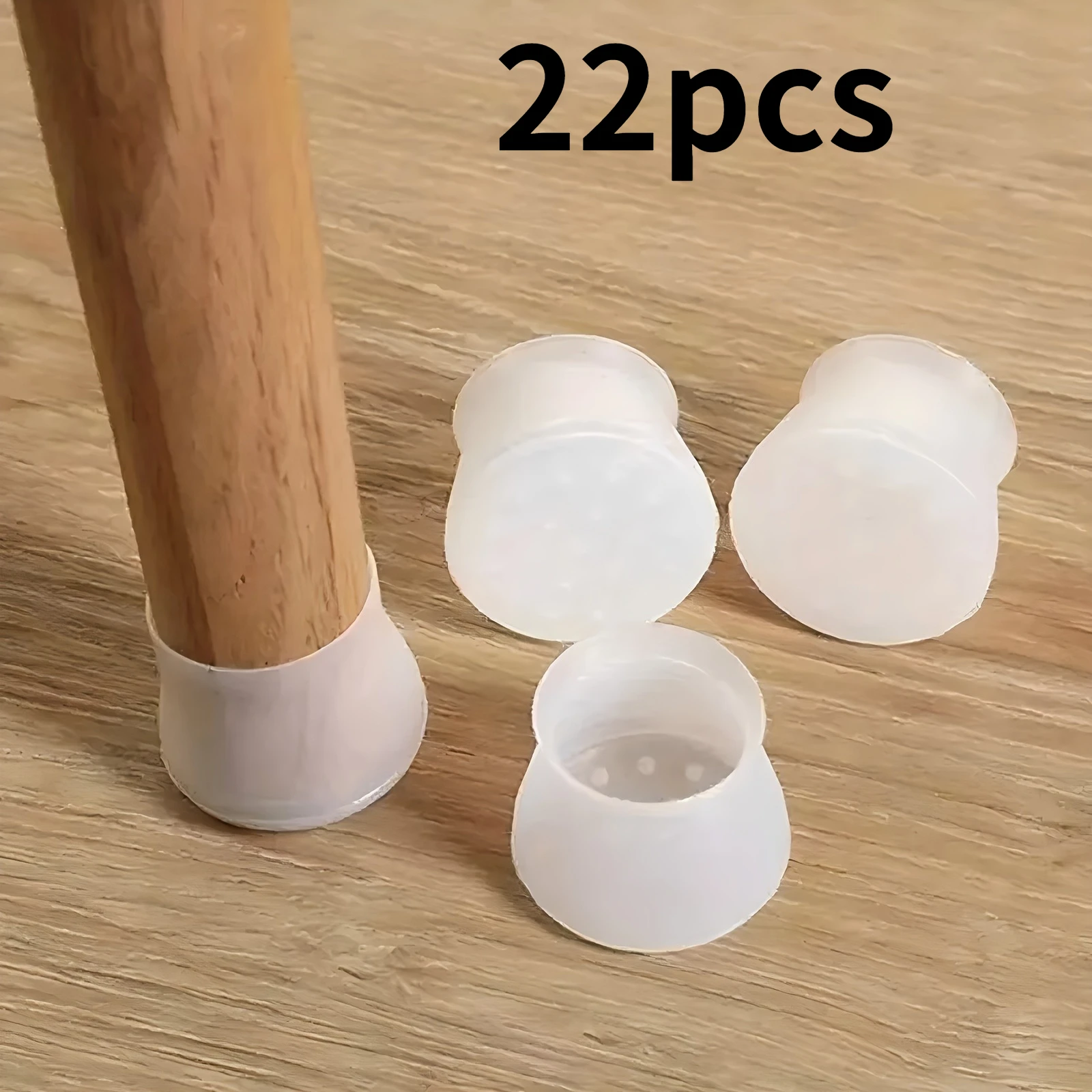 22pcs Chair Leg Covers: Anti-Slip Furniture Protectors, Universal Table And Chair Foot Covers, Anti-Noise Protective Covers