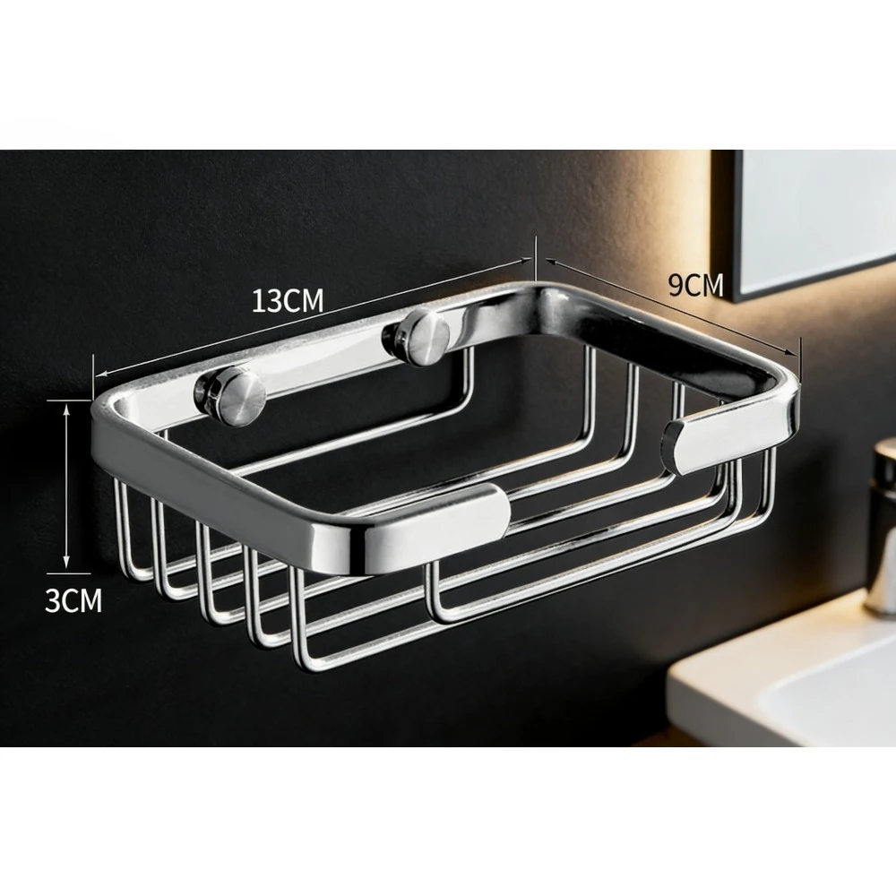 

Дренажная мыльница с защитой от ржавчины, настенная, из нержавеющей стали, для ванной и кухни, подставка для хранения моющих средств