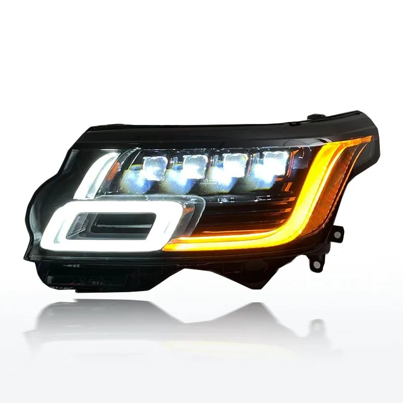 

Автомобильные фары для Land Rover Range Rover Vogue 2014-2017 годов, обновленные до нового стиля 2018 года, светодиодные передние фары.