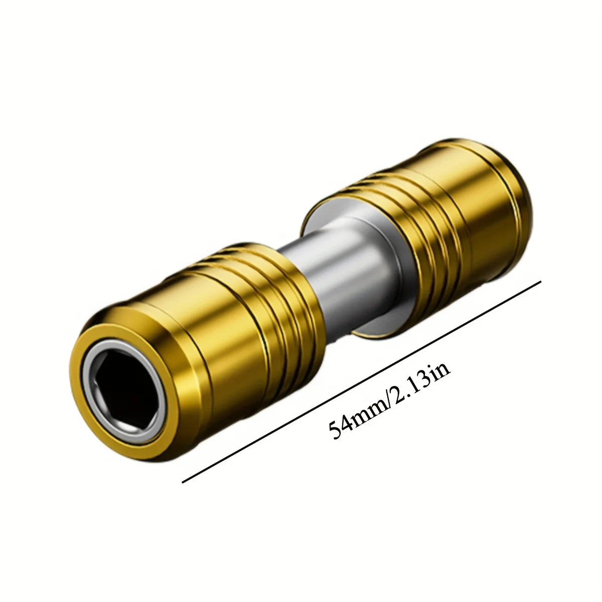 Dual Ended Quick Release Screwdriver Bit Holder, 1/4 Hex Shank Extension Adapter for Impact Driver & Power Drill Tools