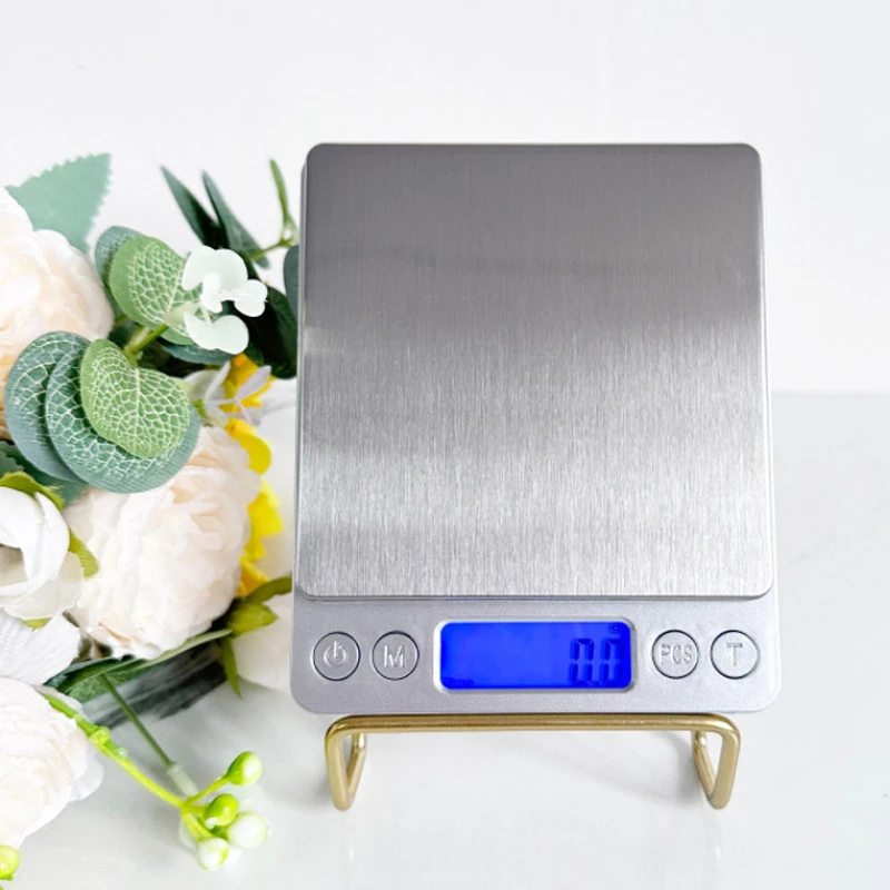 3000g X 0.1g Digital Gram Scale Food Scale with LCD Display Electronic Balance 0.1g Mini Pocket Food Kitchen Scale Used To Food
