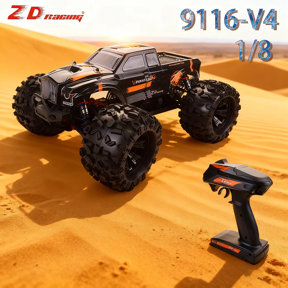 

ZD Racing 9116-V4 1/8 MT8 2.4G 4WD RTR MONSTER TRUCK Buggy Off-road Truggy Vehicle 90km/h High-speed Racing RC Car Outdoor Toys