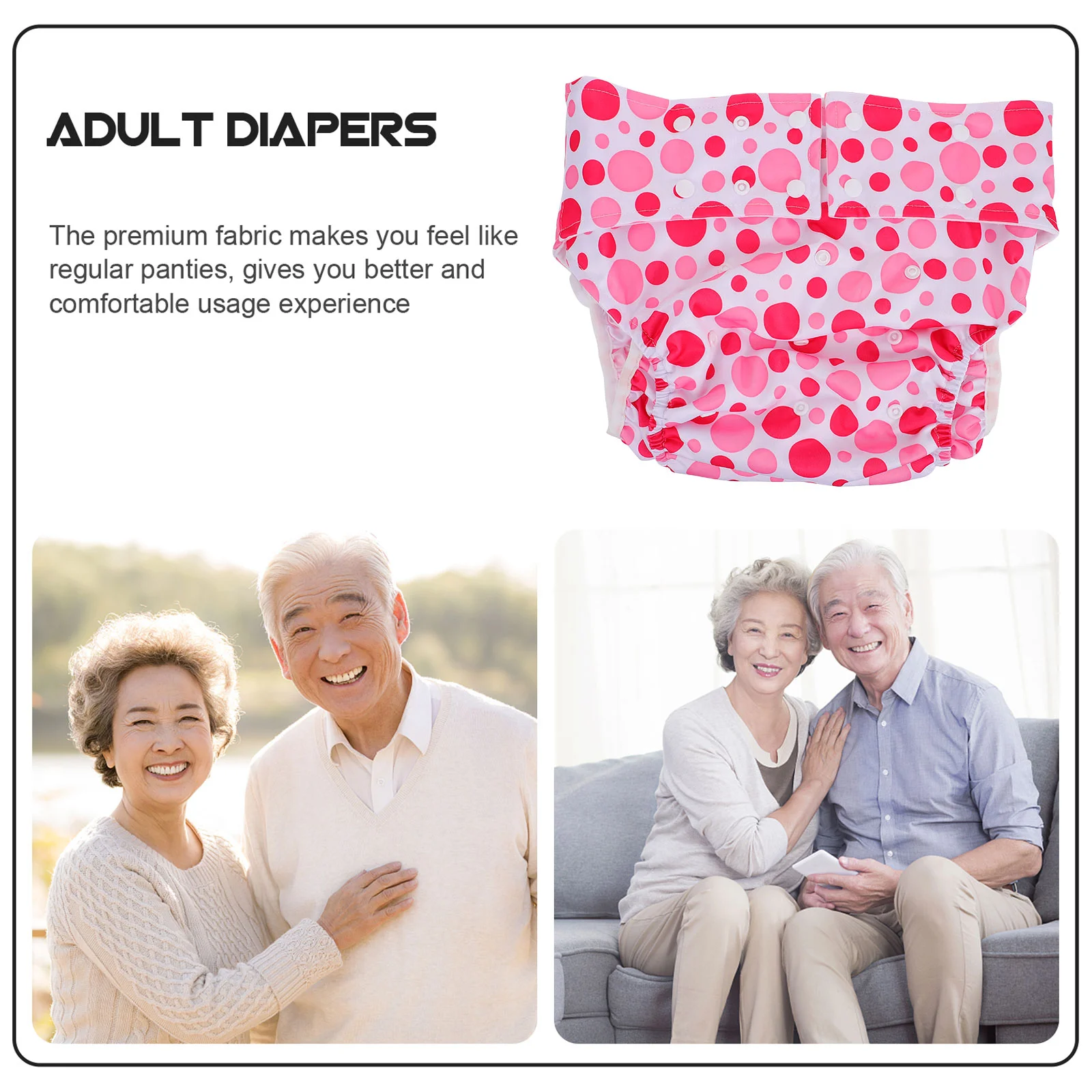 Care Elderly People's Diapers Miss Women's Incontinence Pants Brushed Lining Adult Menstrual