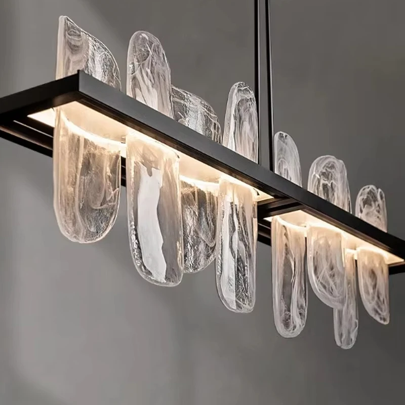 Post-modern Cloud Art Deco Design LED Chandeliers Lighting,Lustre Hanging Lamps Suspension Luminaire For Dining Room