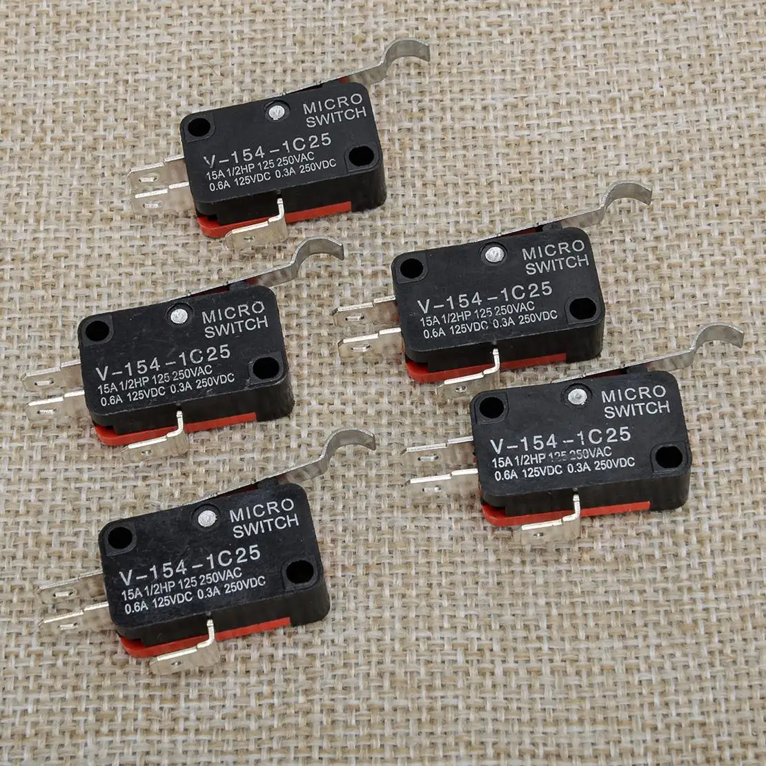 5Pcs 2 & 3 Prong Micro Switch Kit Fit For Club Car Golf Cart 1980-2022