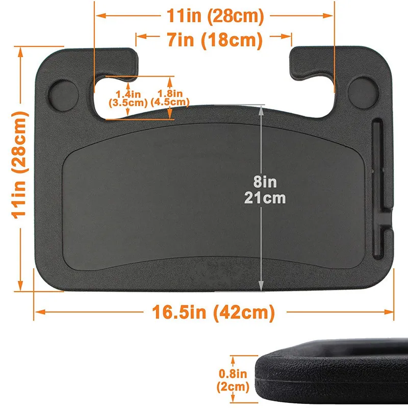 Car Table Holder Steering Wheel Car Laptop Computer Desk Mount Stand Table Eat Work Cart Drink Food Coffee Goods Holder Tray