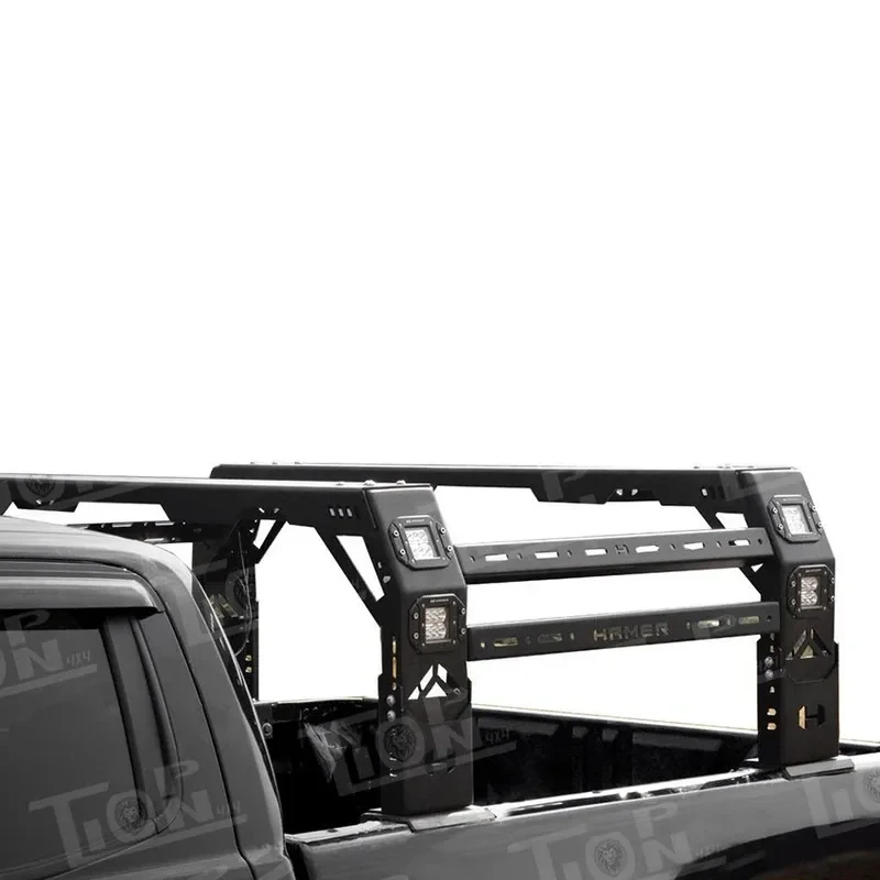 Pickup Truck Bed With Light Sport Bar Roll Cage Exterior Accessories Nava L200 Dmax