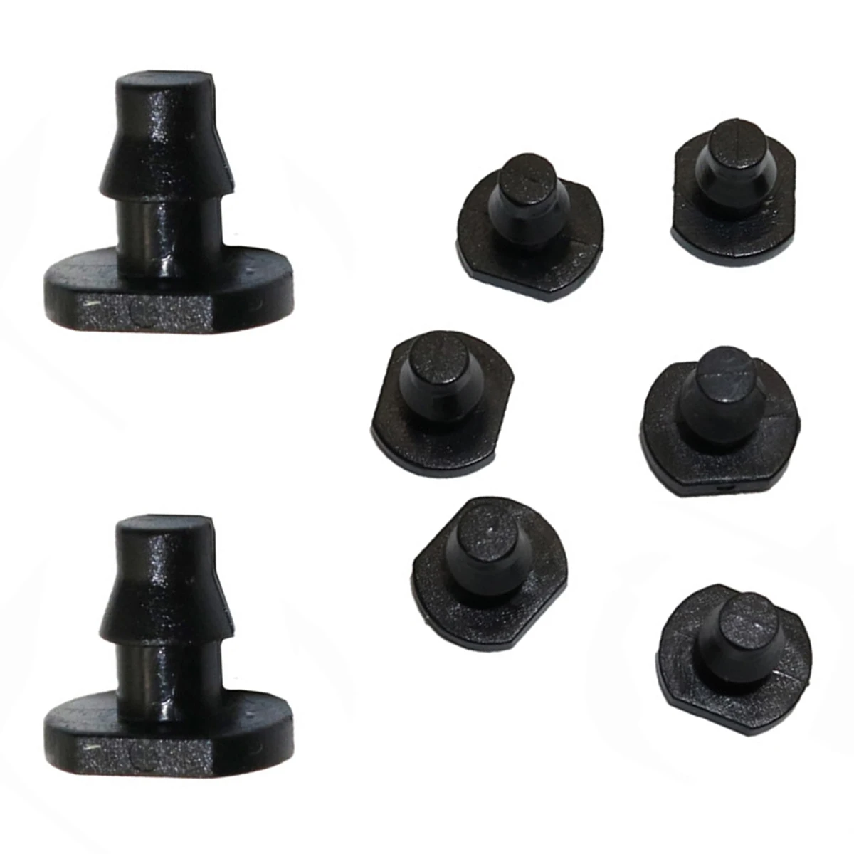 

Black Round Plastic Blanking End Cap Tube Pipe Inserts Plug Bung Insert Stopper For Chair Leg Pipe Tapon Tubo Redondo