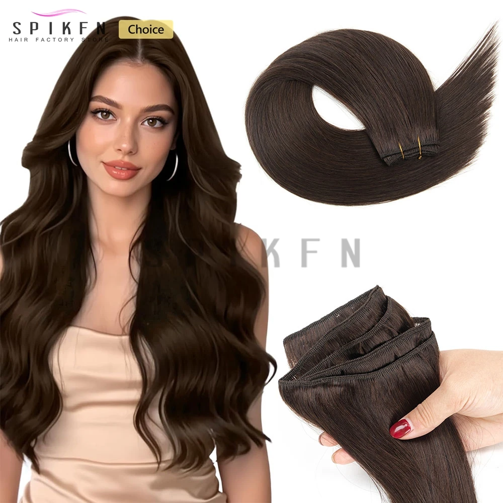 

Накладные волосы для наращивания: натуральные прямые волосы, двойная трессировка, полный объем, 100% натуральные волосы Реми