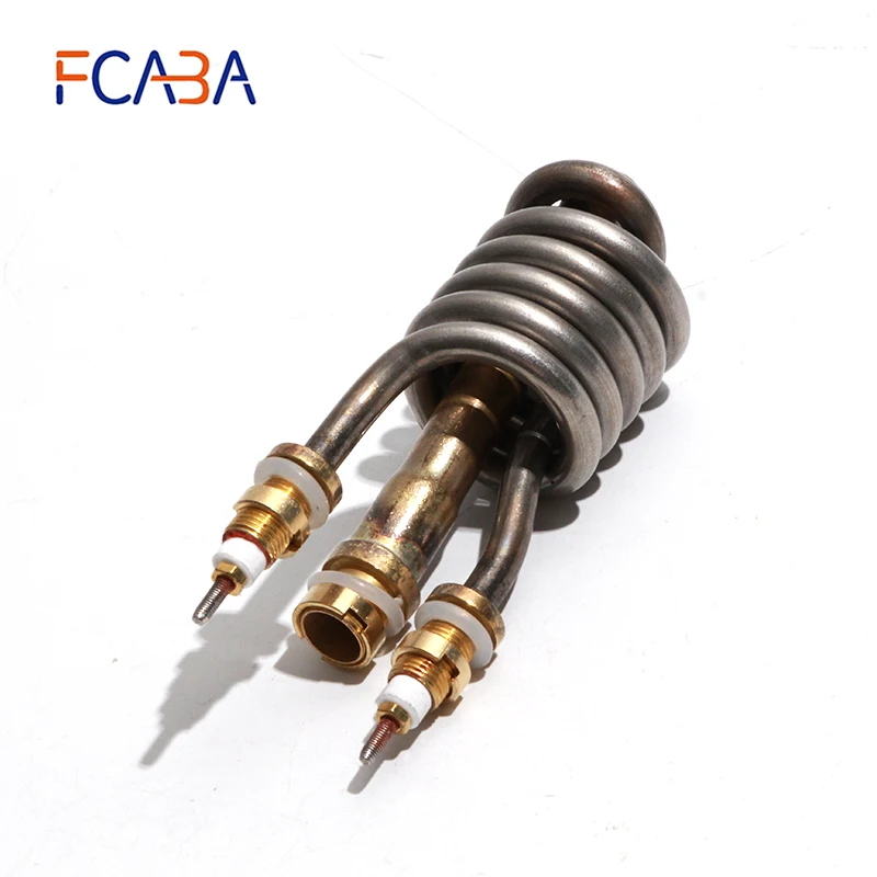 FCABA Electric Faucet Heating Element 220V 3000W  Water Heater Parts Stainless Steel Equipment