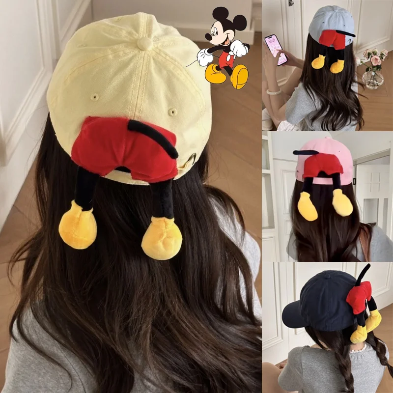 

Disney Mickey Baseball Cap Women Fashion Outdoor Sport Sun Hat Cartoon Adjustable Sunscreen Sunshade Caps Casual Hip Hop Hats