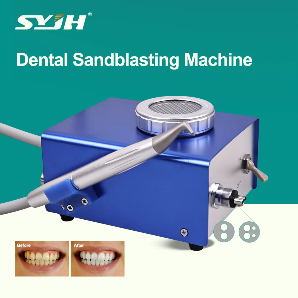 B2/M4 Dental Sandblasting Machine Air Polisher Flow Air Water Prophy Teeth Cleaning Device Teeth Whitening Polishing Tools