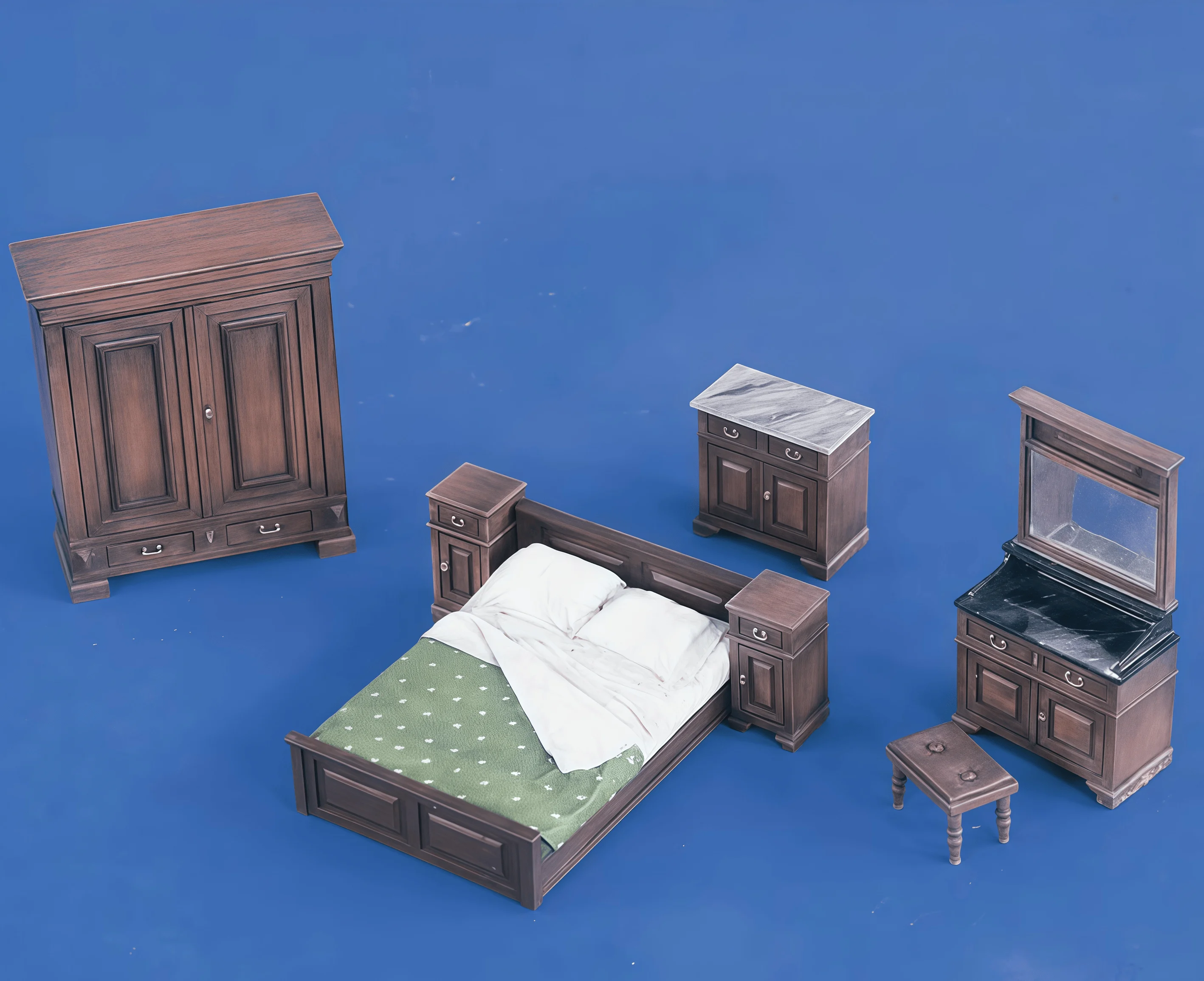 

Набор прецизионных моделей из смолы 1/35, модели опоры для мебели для спальни, неокрашенные