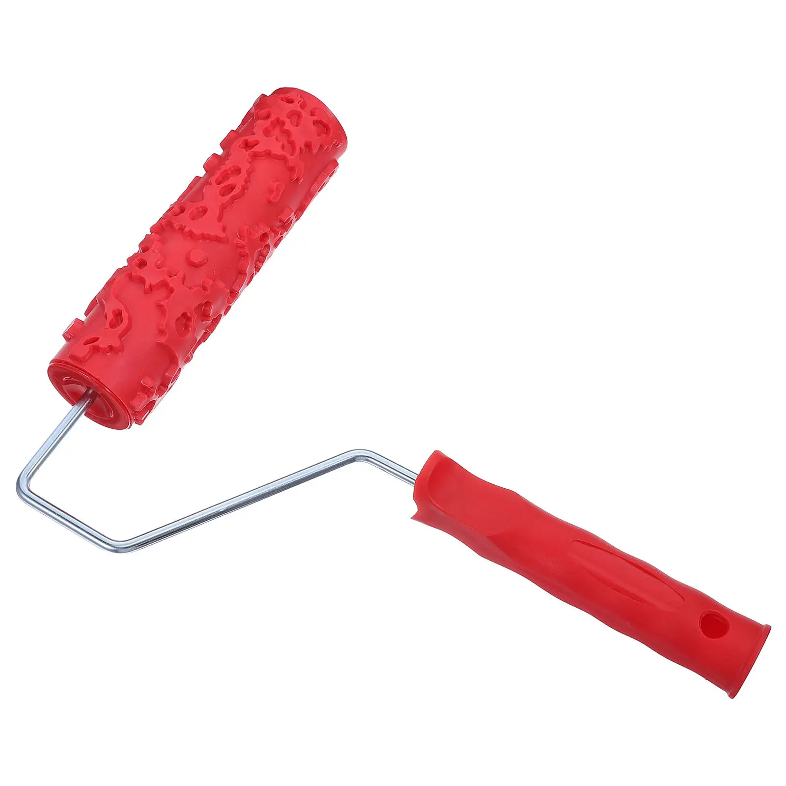 Texture Paint Roller Rubber Pattern Roller 12.6x7.3x2 Inch for Walls Drywall Clay Decorative Art Painting Craft Tool
