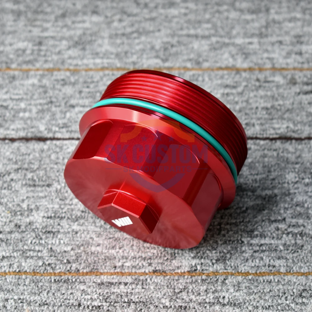 Suitable for BMW M50 M52 M54 oil filter shell forged aluminum alloy cover Engine Car Modification