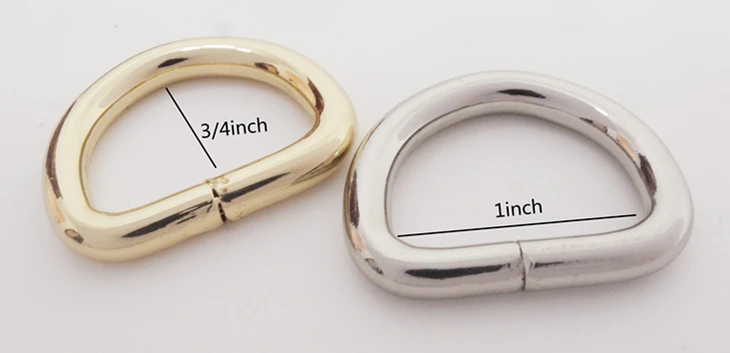 Diy Tas Accessoires Voor Handtassen 6 Stuks D Ringen, Tas Bevindingen, Tas Ringen, hondenriem Ring Innerlijke 1 Inch Dr-012