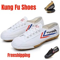 Martial Arts Tai Chi Kung Fu Shoes Taekwondo Wushu Karate Footwear Sports Training Sneaker Chinese Traditional Canvas Shoes