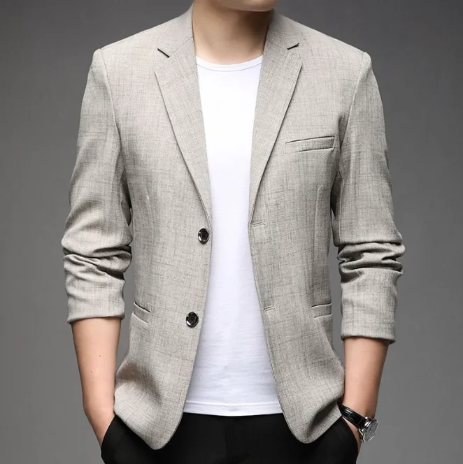 Long sleeves Men\'s business casual suit jacket