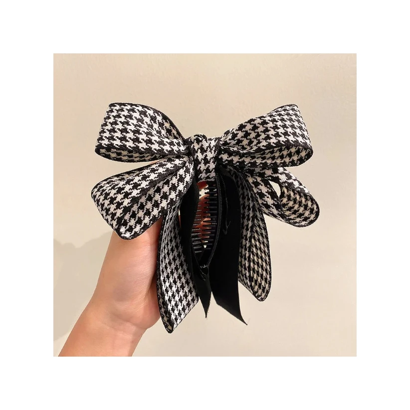 新しいバナナヘアクリップ女性弓帽子バナナヘアピン韓国生地アートヘアグリップシンプルなヘアバレッタヘッドバンド帽子