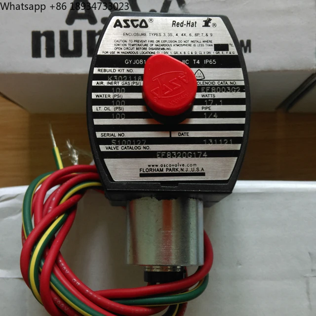 ASCO High Quality Pneumatic Solenoid Valve 238610-058-D 220/50 EF8210G004 24VDC 099257-006-D 238710-006-D 24VDC