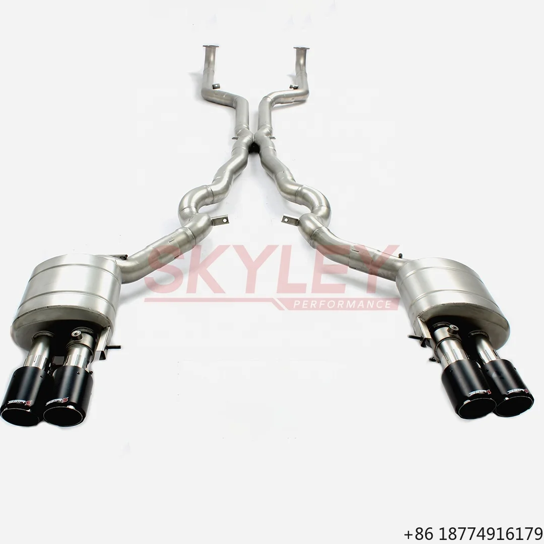 

3-дюймовая выхлопная система Catback с двойным клапаном Valvetronic для BMW M серии F10 F12 M5 M6 2011-2016 S63 4.4t