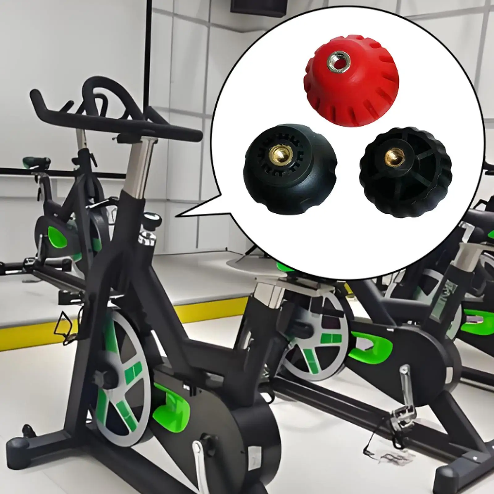 

Screw Knob Fitness Equipment Replacement Part Upgrade Part Resistance Knob for Gym Equipment Indoor Cycling Bike