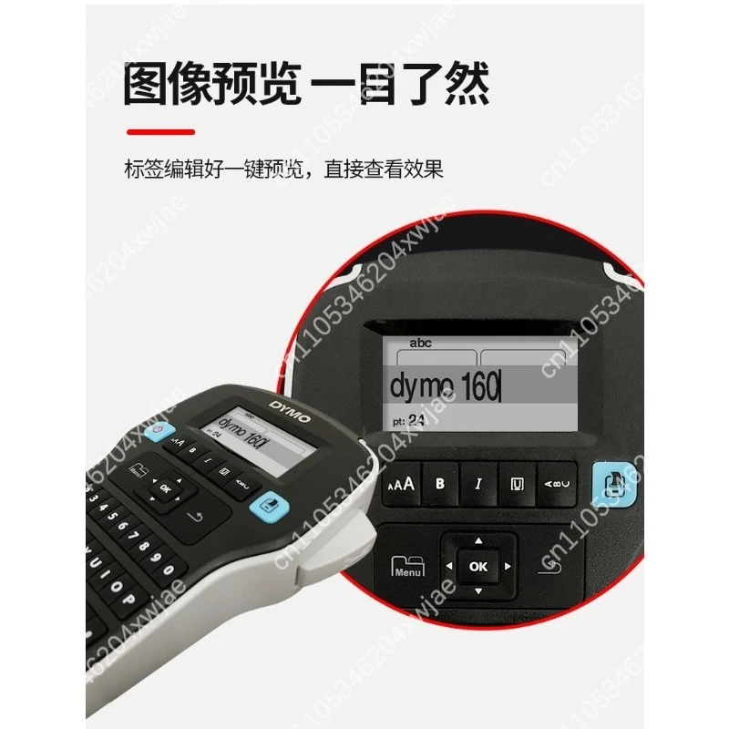 Portable Cable Label Printer LM-160 with Adhesive Tape Cartridge for Wire Identification System