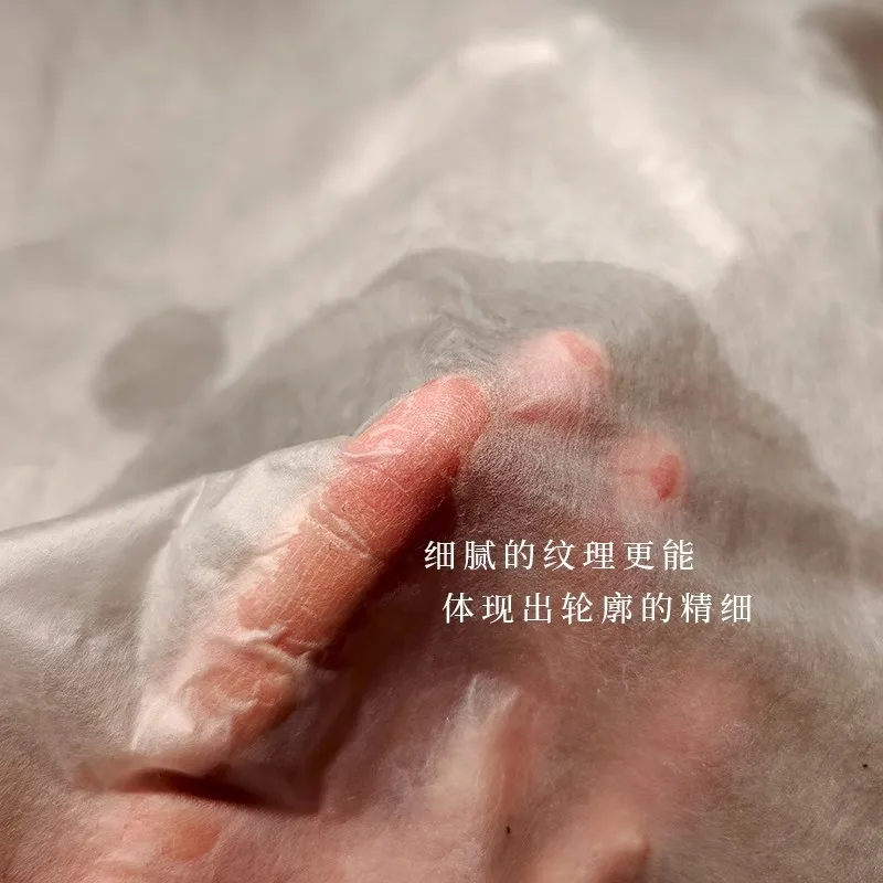 5 Sheets Professional Rubbing Paper (Xuan Paper) - High Tensile Strength & Low Fluffing for Clear Stone Rubbings 34 x 138 cm