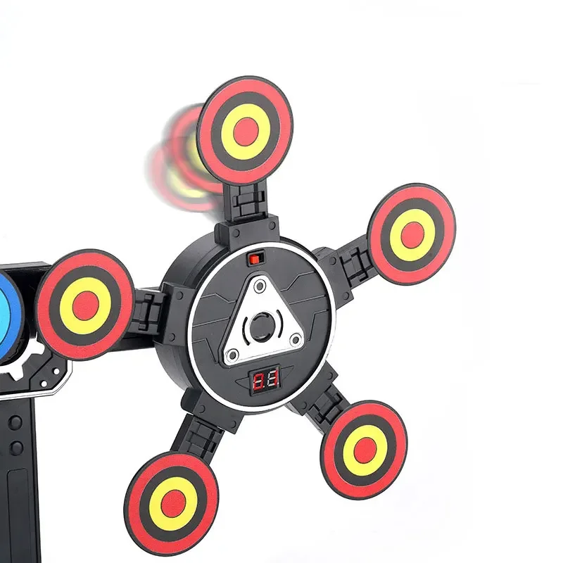 j-360-°-回転式オートリセット射撃ターゲット電子スコアリングスマートトイガンアクセサリー