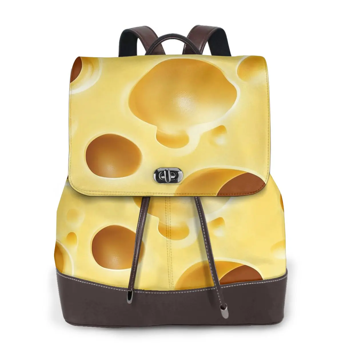 Cheese 1 Bookbag School Student Bags Hiking Travel Daypack for Women Fashion Derma Backpack