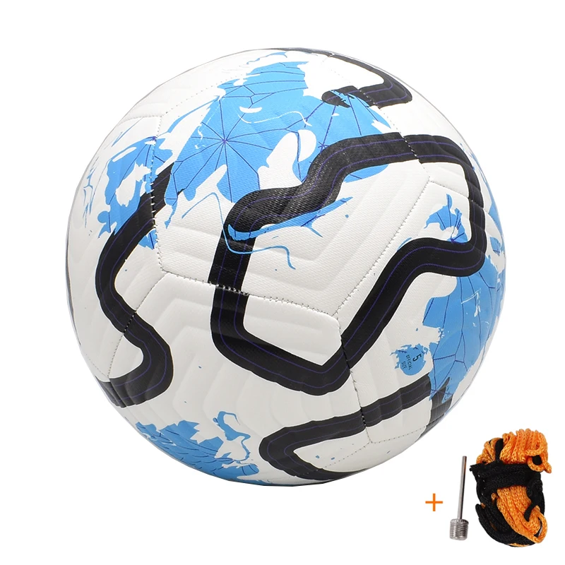 

Soccer Balls Standard Size 5 Machine-Stitched Ball PU Material Sports League Outdoor Match Football Training Ball Futbol Voetbal