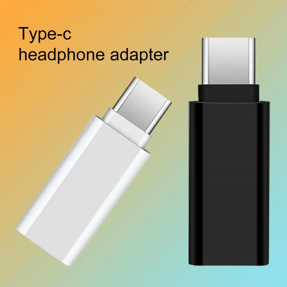 Practical Plug Play Audio Converter Stable Signal Earphone Type-C to 3.5mm Audio Converter Connector Audio Conversion