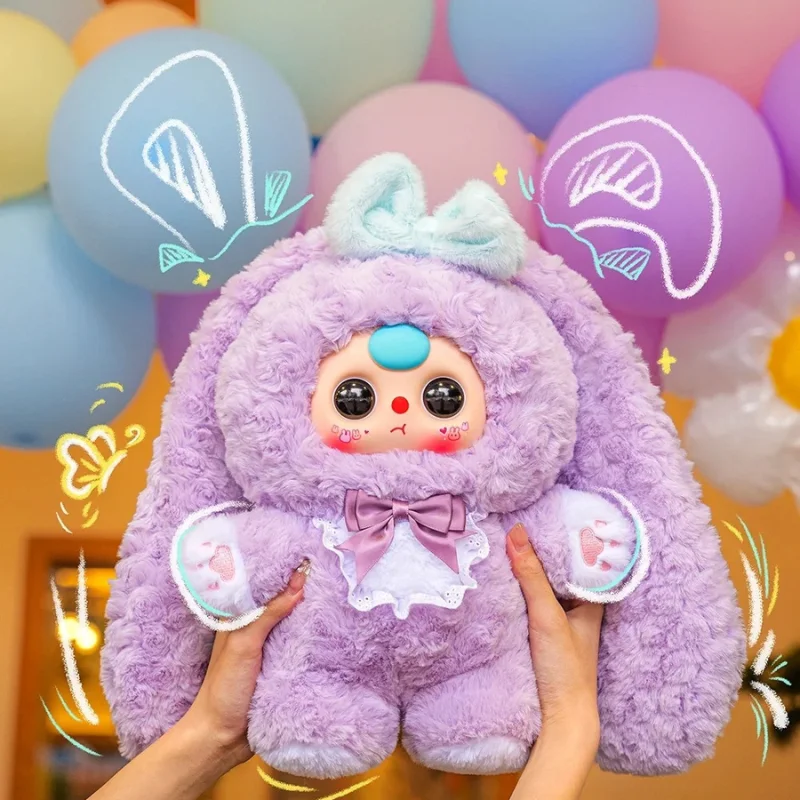 Baby Three V4 400% Sweetheart Baby Series Blind Box Cute Lop-Eared Rabbit Action Figures Vinyl Doll Collectible Ornaments Gift