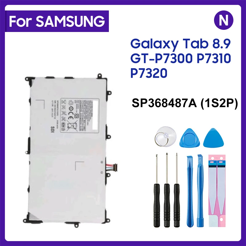 Samsung Galaxy Tab,sp368487a,1s2p,6100mah,8.9, GT-P7300,p7310,p7320用の交換用タブレットバッテリー