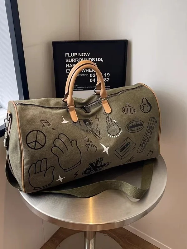 sac-de-sport-et-de-fitness-unisexe-grande-capacite-motif-graffiti-pour-voyages-courts-et-affaires-avec-separation-humide-seche