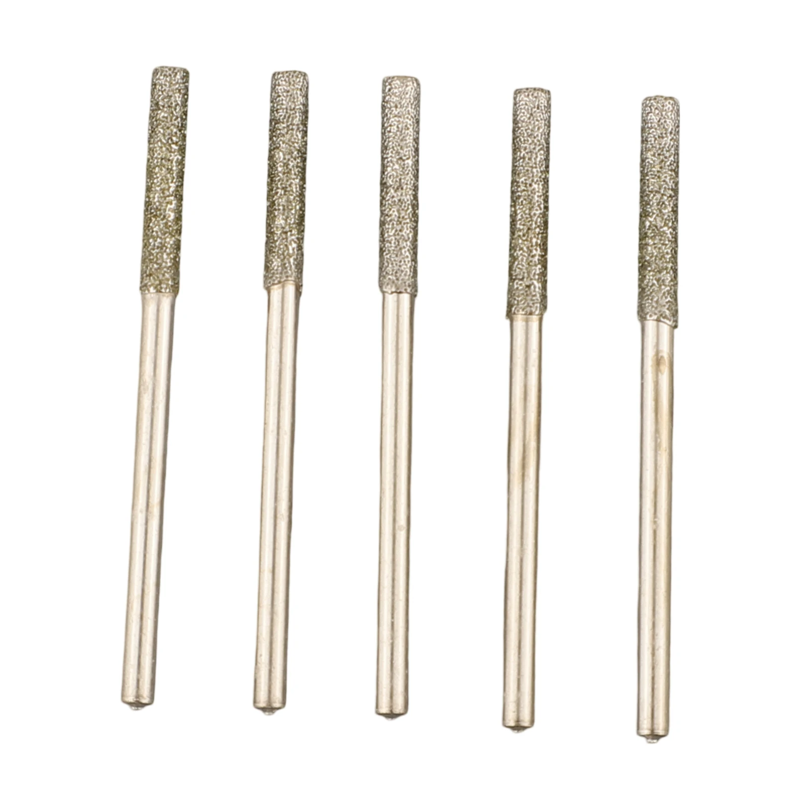 

5 шт. 0,8-2,5 мм сверла с алмазным покрытием 2,35 мм, сверло с хвостовиком для плитки, камня, мрамора, кирпича, ювелирных изделий, стекла, нефритового сверления отверстий