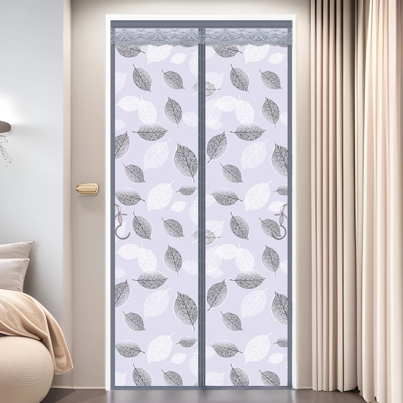 Magnetic Thermal Insulated Door Curtain Windproof EVA Easy Install Screen Anti Mosquito Insect Fly Bugs Door Curtain Living Room