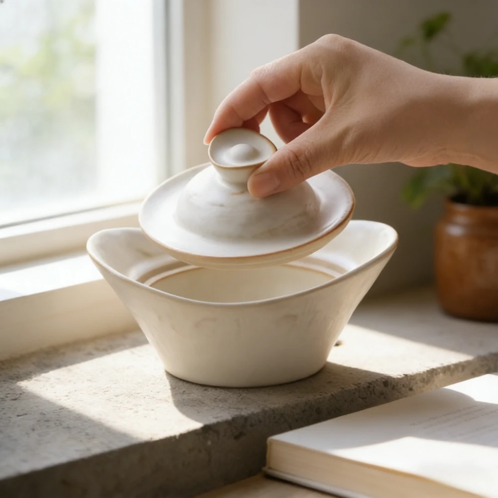 

Yuanbao Bowl Dessert Dish Exquisite Retro Unique Tableware Lounge Restaurant Irregular-shaped Characteristic Personality Bowl