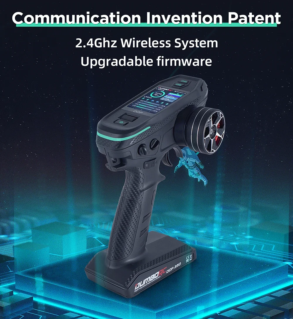 DUMBORC 2,4G M1/M2/M3 Kunststoff Metall Handrad Sender Fernbedienung HD Bildschirm 10/6/4 Kanal für RC Auto Boot Tank Flugzeug