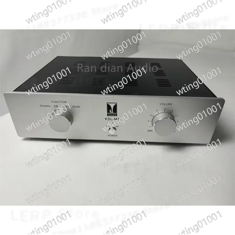 for M7 HiFi Tube Preamp with 6X4 Rectifier and Four EH12AY7 Valves Dual C Power Supply High Fidelity Audio Preamplifier