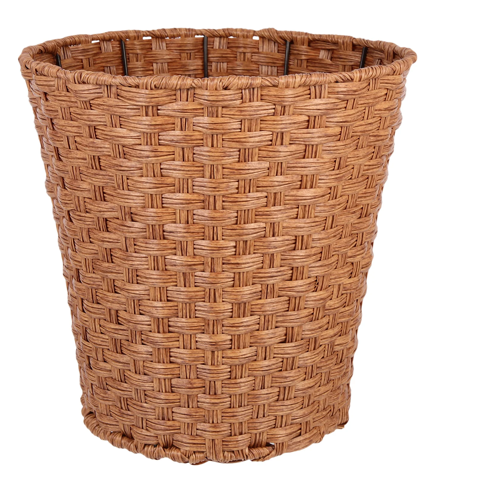 

Rattan Imitation Woven Storage Basket Big Capacity Household Organizer for Dirty Clothes Sundries Living Room Dinning Room Decor