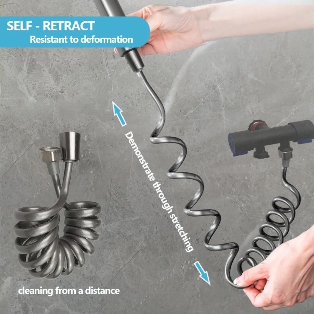 

Water-saving Handheld Bidet Sprayer Set High Pressure Adjustable Bathroom Shower Head Easy To Install Non-leakage Toilet Douche