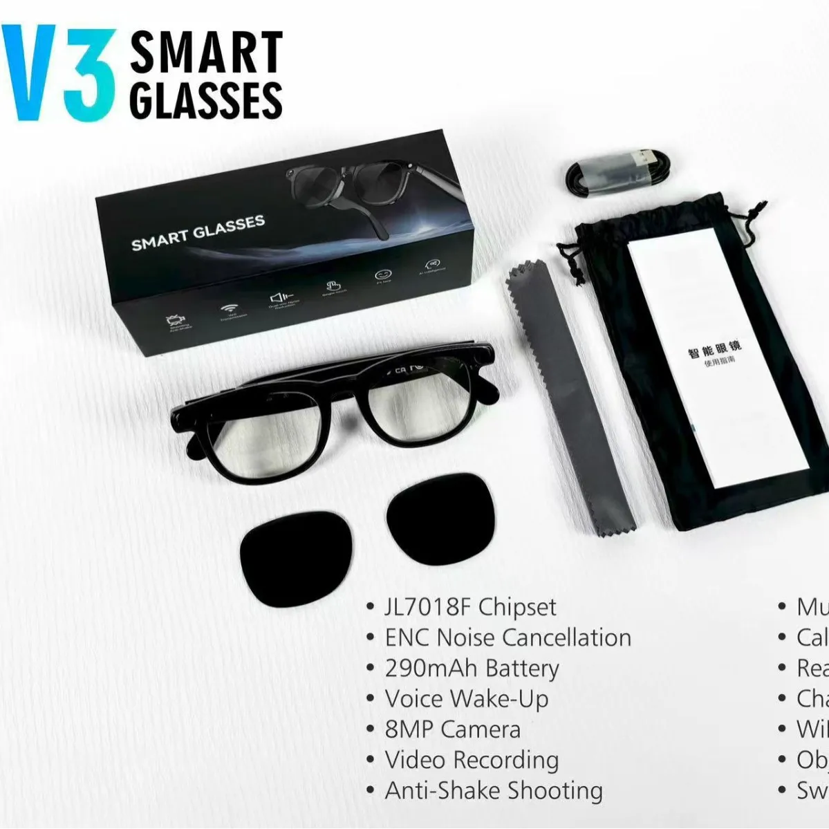 Ai Smart Glasses V3…