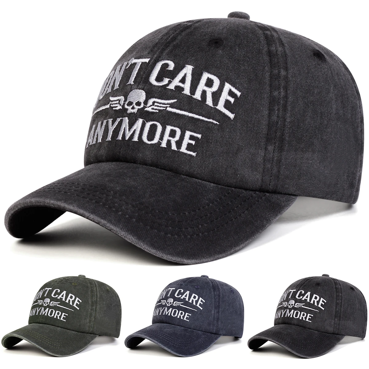 Embroidery Cap - Unisexowe czapki baseballowe z haftem DONT