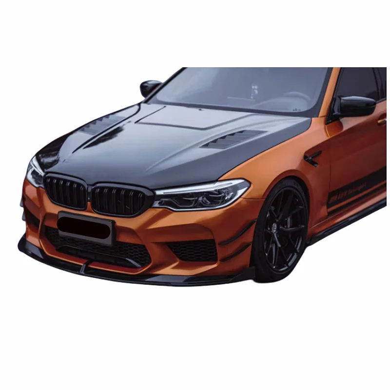 High quality TA style dry carbon fiber front lip front bar edge for BMW M5 F90 2018-2019 body kit