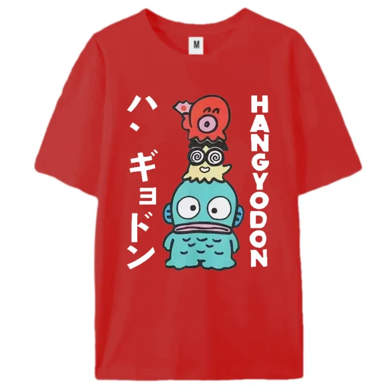 Hangyodon japonais pour hommes femmes t-shirt Vintage t-shirt à manches courtes col rond T-Shirts vêtements d'été Y2k haut femmes vêtements