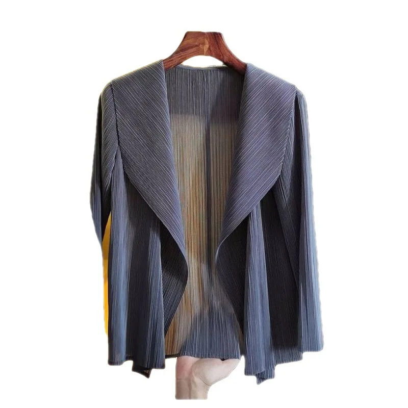 Folded short jacket 2024 spring/summer new fashionable women\'s cardigan top jackets for women coat