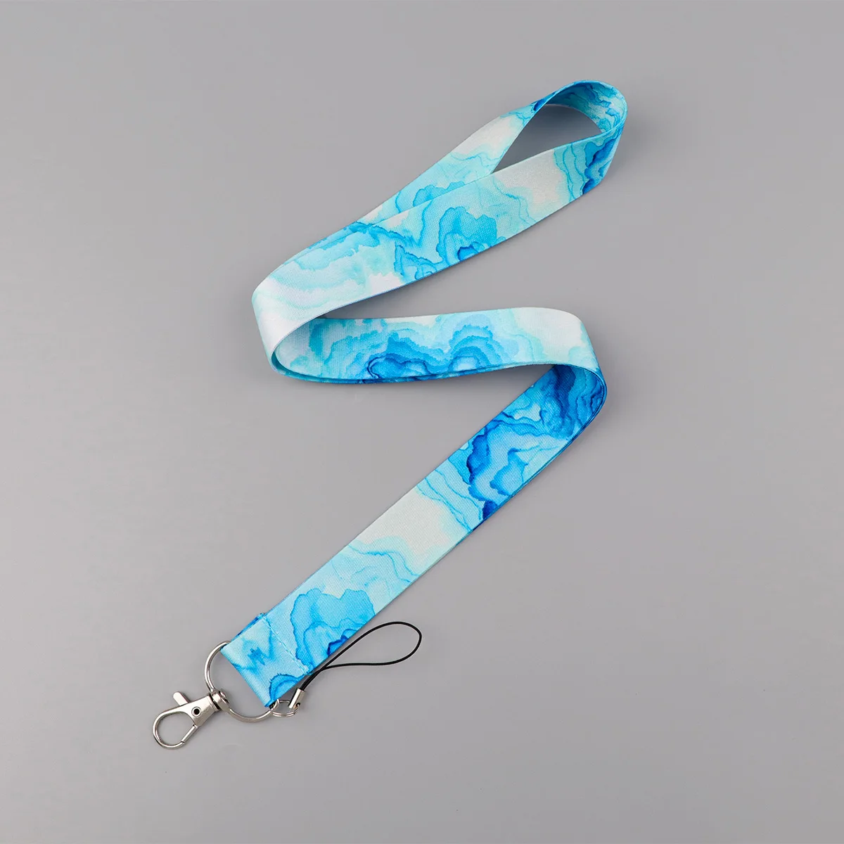 Uchwyt na identyfikator z wzorem marmuru, smycz na szyję, etui na karty dostępu, smycze, breloczki dla dziewczyn, kobiet, identyfikatory, breloczki do kluczy, wizytownik, prezent